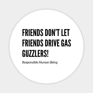 Don't Drive Gas Guzzlers Magnet